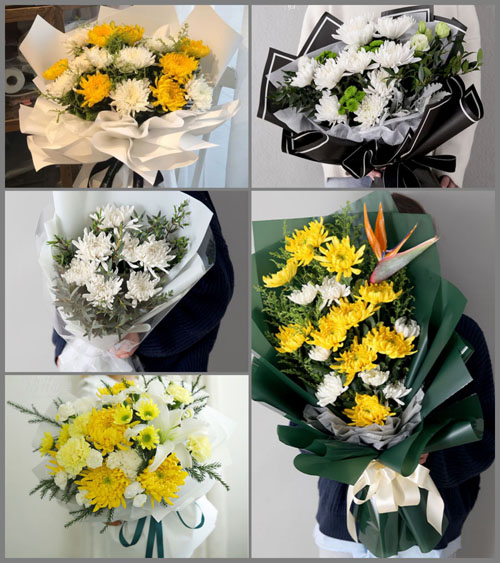 贵州毕节市威宁县石门乡营坪村白事花束代送